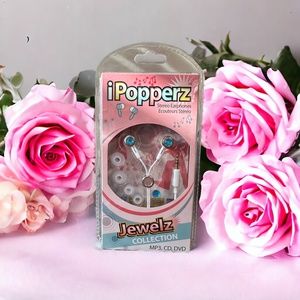 iPopperz Stereo Earphones Jewels Collections